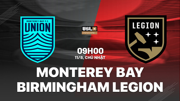 Nhận định Monterey Bay vs Birmingham Legion 9h00 ngày 11/8 (Hạng nhất Mỹ 2024). Hãy đến KUBET cá cược bóng đá .